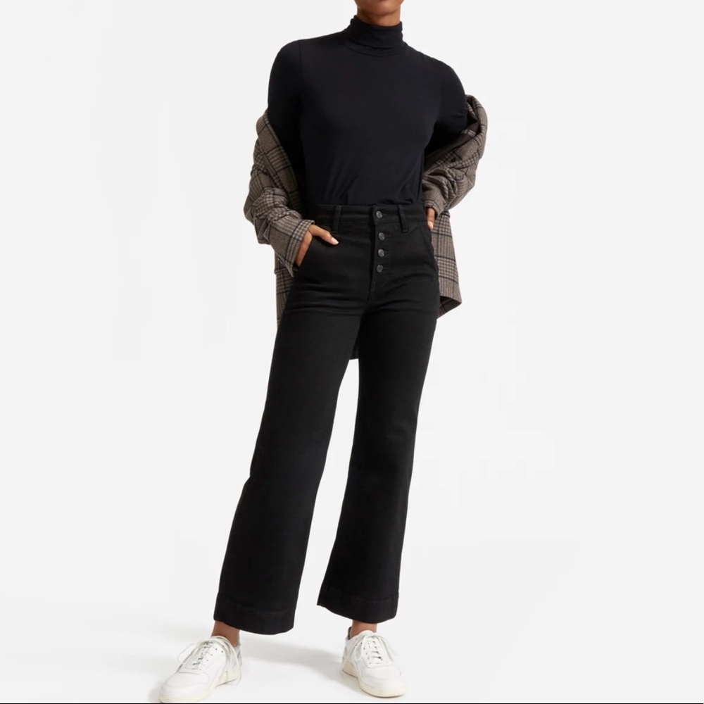 Everlane Wide-Leg Jean with button fly! *SOLD OUT*